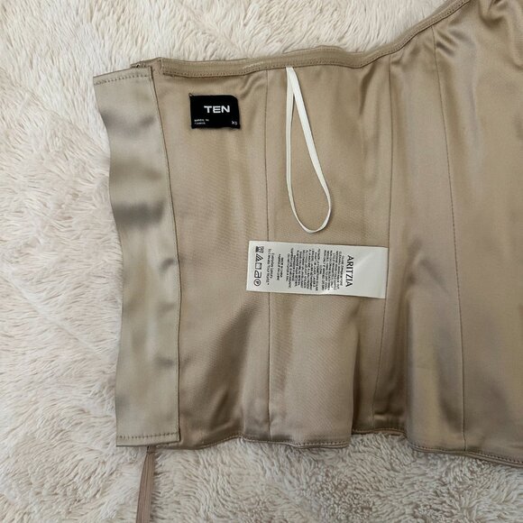 Aritzia TEN Castle Satin Bustier - Picture 2 of 5